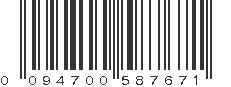 UPC 094700587671