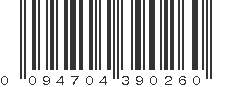 UPC 094704390260