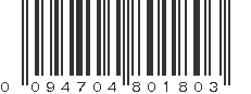 UPC 094704801803