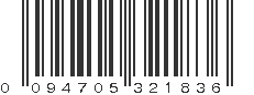 UPC 094705321836