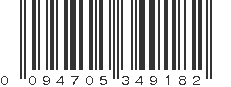 UPC 094705349182