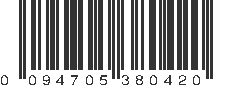 UPC 094705380420