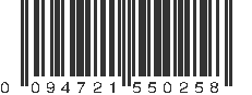 UPC 094721550258