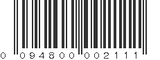 UPC 094800002111