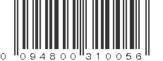 UPC 094800310056