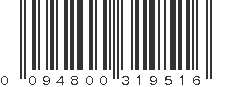 UPC 094800319516