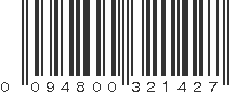 UPC 094800321427