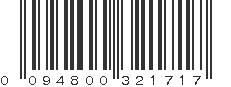 UPC 094800321717