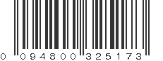 UPC 094800325173