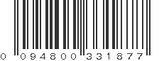 UPC 094800331877