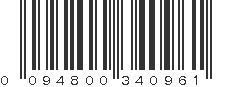 UPC 094800340961