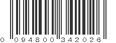 UPC 094800342026