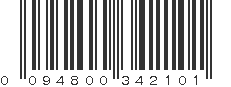 UPC 094800342101