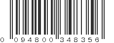 UPC 094800348356