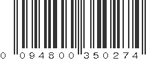 UPC 094800350274