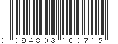 UPC 094803100715