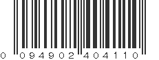 UPC 094902404110