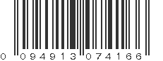 UPC 094913074166