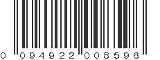 UPC 094922008596