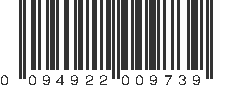 UPC 094922009739