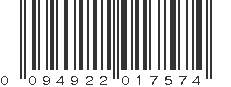 UPC 094922017574