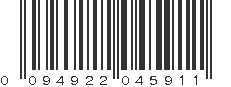 UPC 094922045911