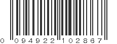 UPC 094922102867