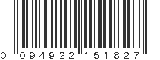 UPC 094922151827