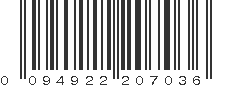 UPC 094922207036