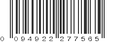 UPC 094922277565