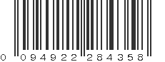 UPC 094922284358