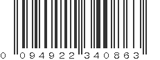 UPC 094922340863