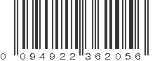 UPC 094922362056