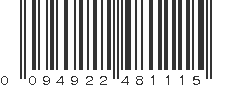 UPC 094922481115