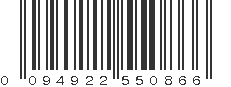 UPC 094922550866