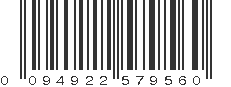UPC 094922579560