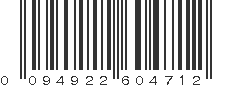 UPC 094922604712