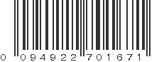 UPC 094922701671