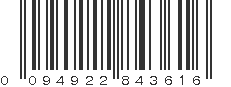 UPC 094922843616