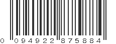 UPC 094922875884