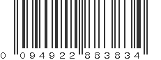 UPC 094922883834