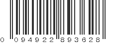 UPC 094922893628