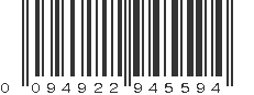 UPC 094922945594