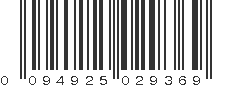 UPC 094925029369