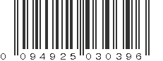 UPC 094925030396