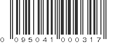 UPC 095041000317