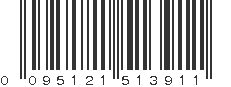 UPC 095121513911