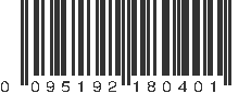 UPC 095192180401