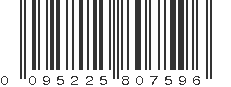 UPC 095225807596