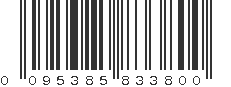 UPC 095385833800